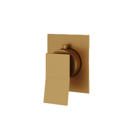 Aquabrass - Chicane Square Trim Set for Diverter Valve - 2-Way non-shared CalGreen compliant