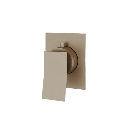 Aquabrass - Chicane Square Trim Set for Diverter Valve - 2-Way Shared
