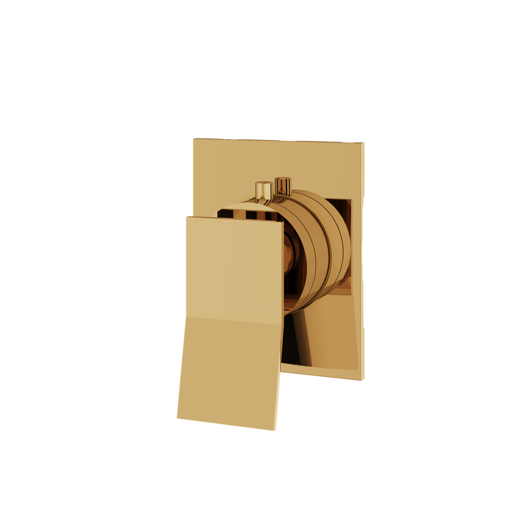 Aquabrass - Chicane Square Trim Set for Diverter Valve - 2-Way Shared