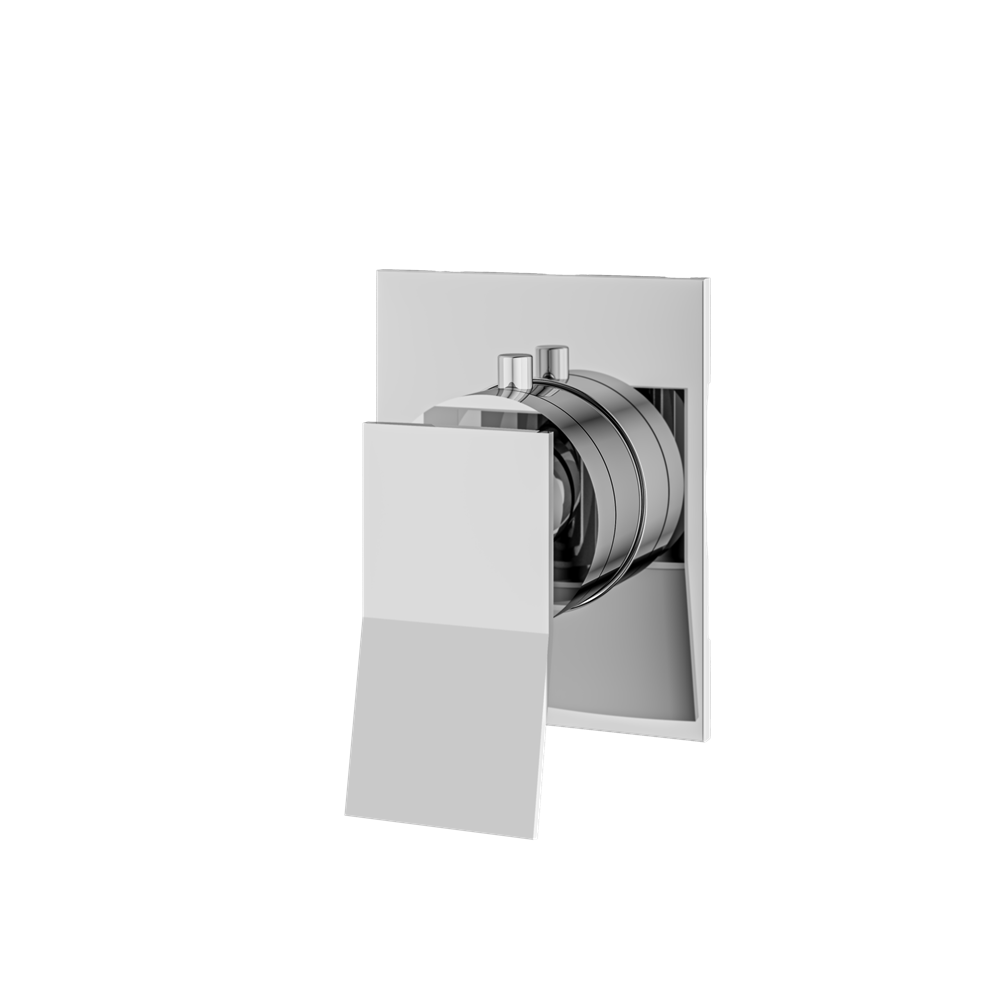 Aquabrass - Chicane Square Trim Set for Diverter Valve - 3-Way Shared