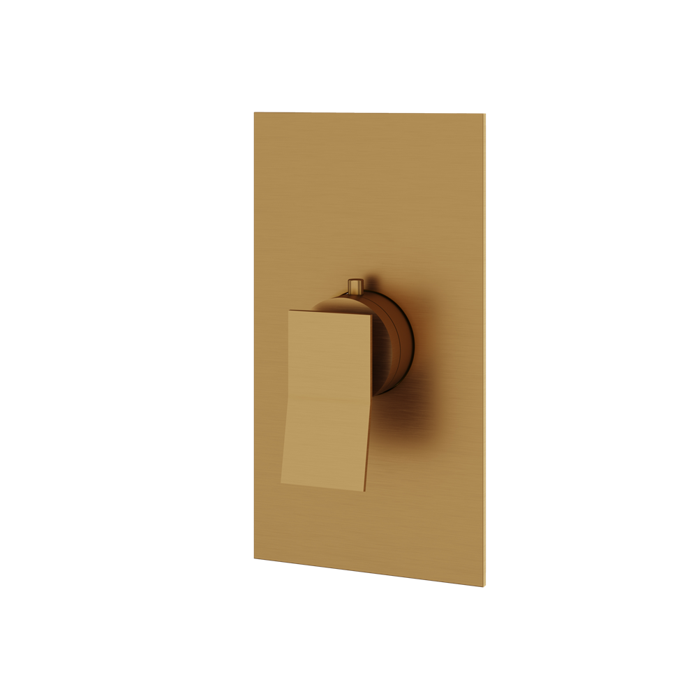 Aquabrass - Chicane Square Trim Set for Thermostatic Valve