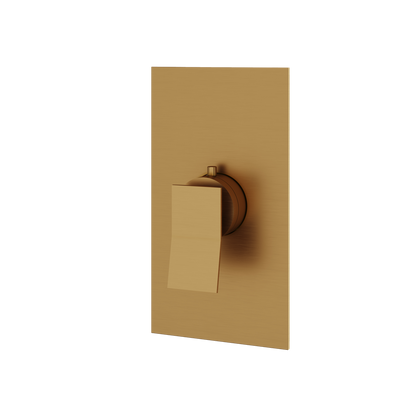 Aquabrass - Chicane Square Trim Set for Thermostatic Valve