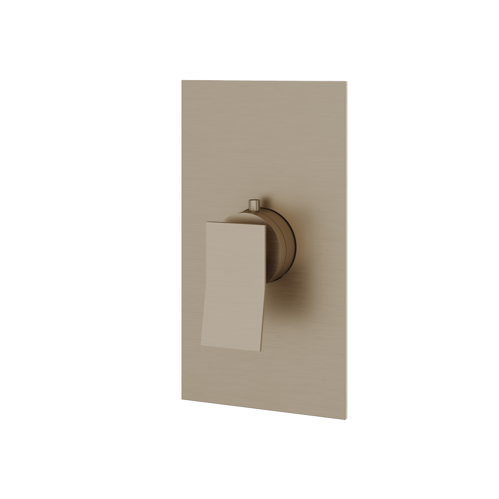 Aquabrass - Chicane Square Trim Set for Thermostatic Valve