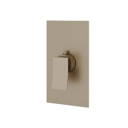 Aquabrass - Chicane Square Trim Set for Thermostatic Valve