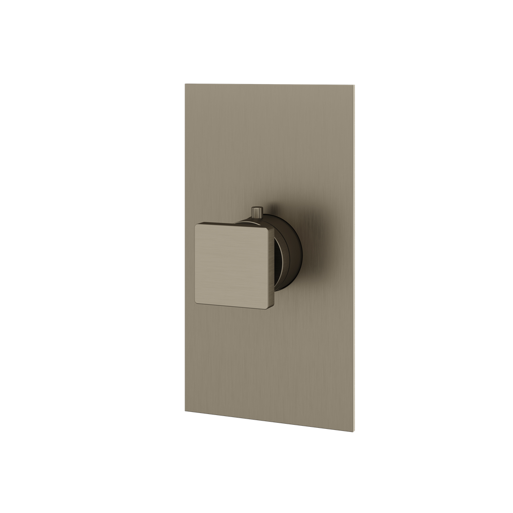 Aquabrass - Square Trim set for thermostatic valve