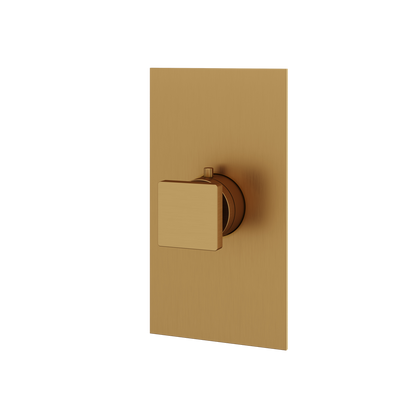 Aquabrass - Square Trim set for thermostatic valve