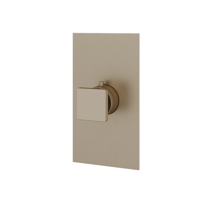 Aquabrass - Square Trim set for thermostatic valve