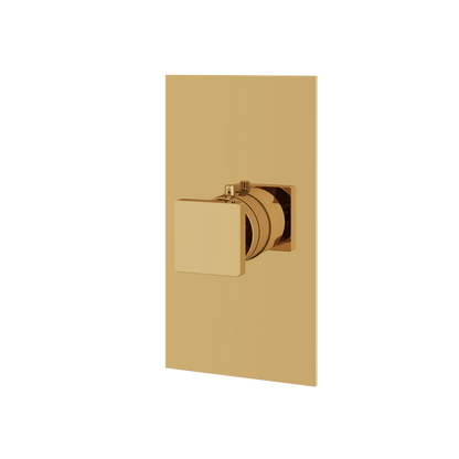 Aquabrass - Square Trim set for thermostatic valve
