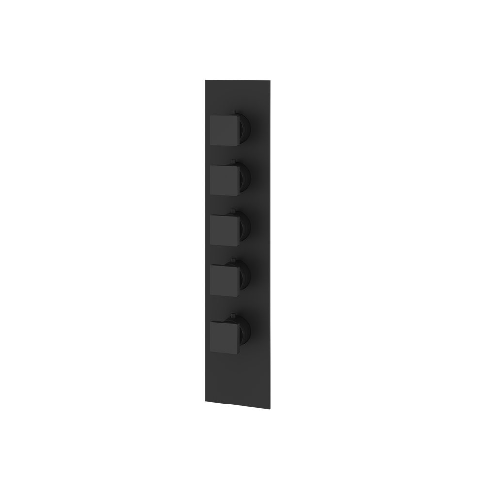 Aquabrass - Square Trim Set for 4 Shut-Off Thermostatic Valve
