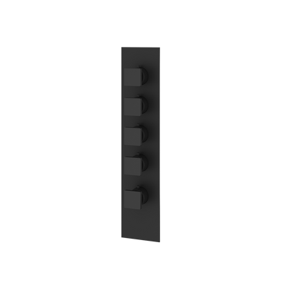 Aquabrass - Square Trim Set for 4 Shut-Off Thermostatic Valve