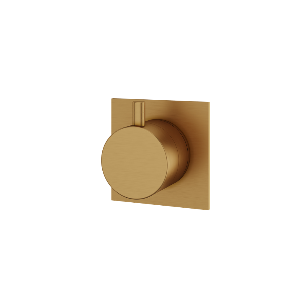 Aquabrass - Square/Round Trim set for 1/2 Inch shut-off valve #1206
