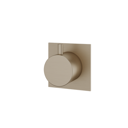 Aquabrass - Square/Round Trim set for 1/2 Inch shut-off valve #1206