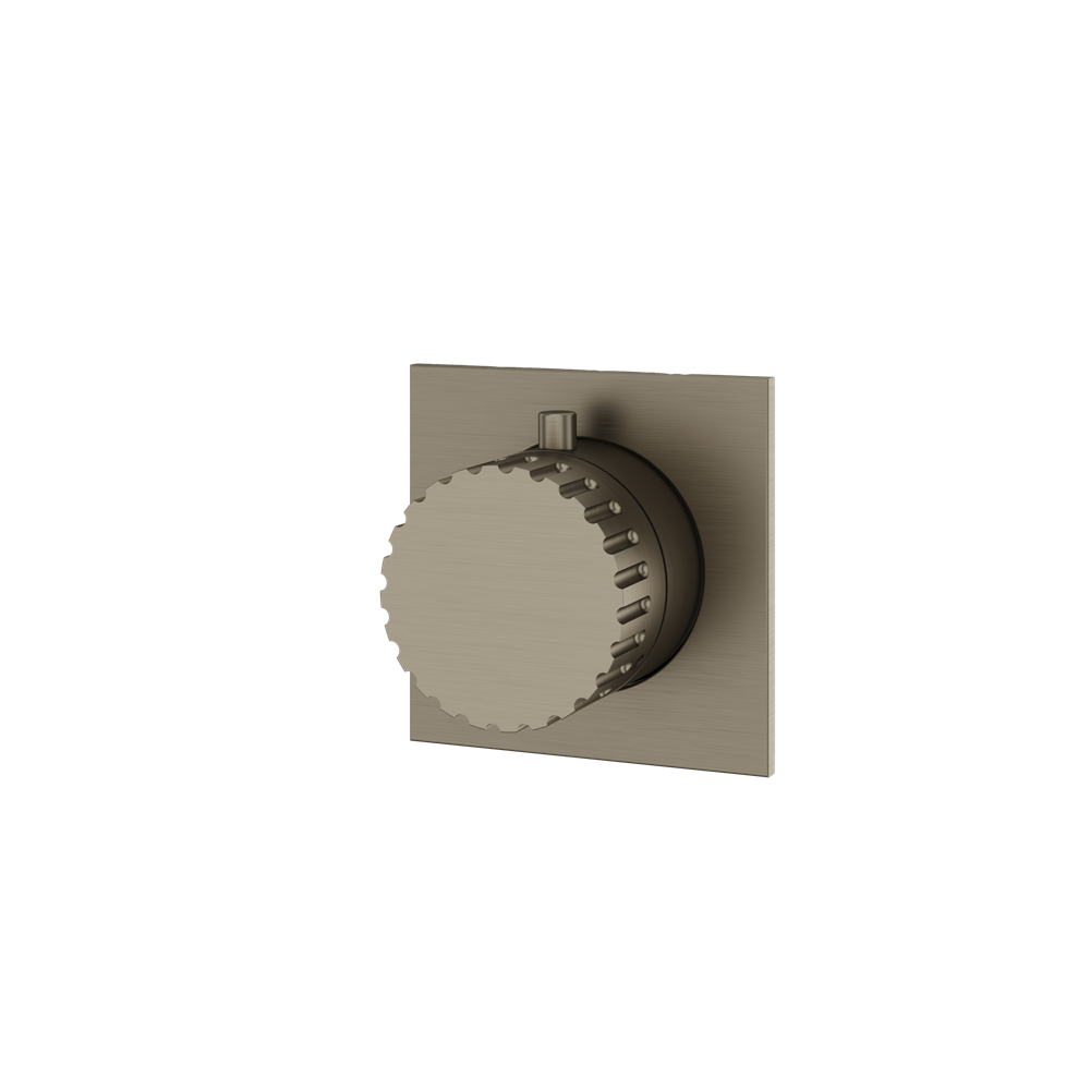 Aquabrass - Tosca Square/Round Trim Set for Diverter Valve - 3-Way non-shared CalGreen compliant