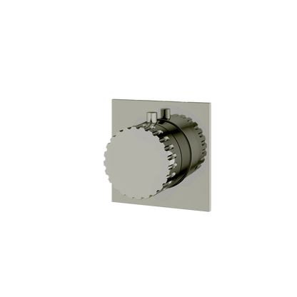 Aquabrass - Tosca Square/Round Trim Set for Diverter Valve - 3-Way non-shared CalGreen compliant