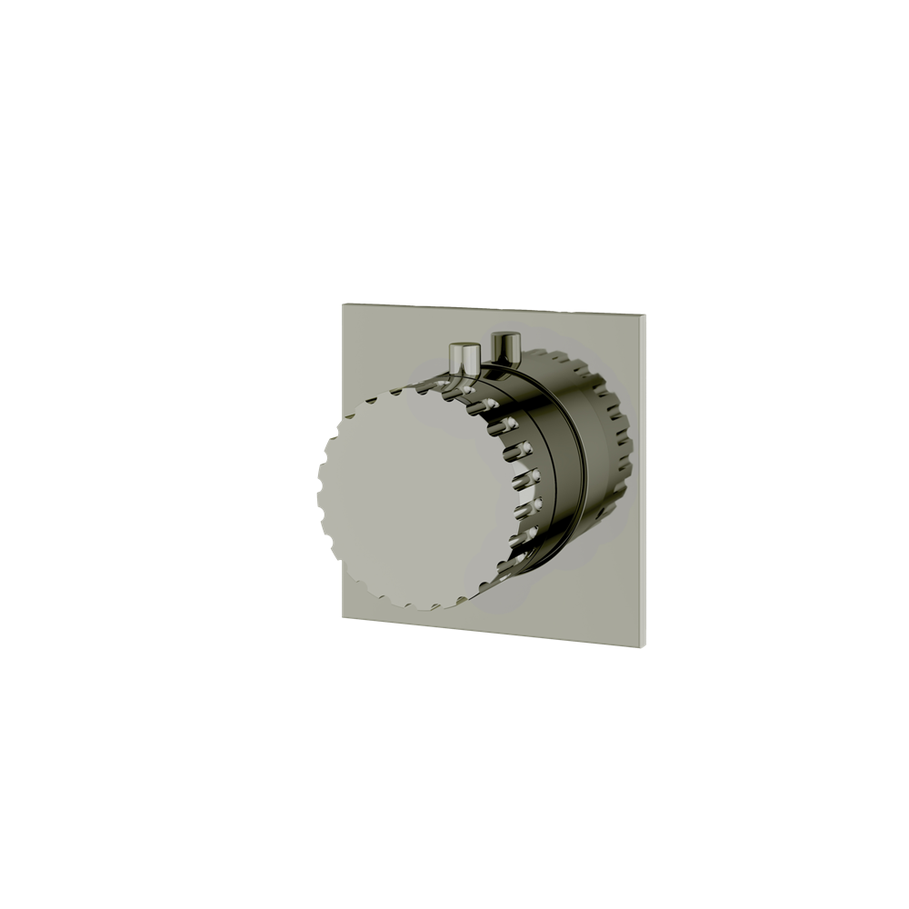 Aquabrass - Tosca Square/Round Trim Set for Diverter Valve - 3-Way Shared