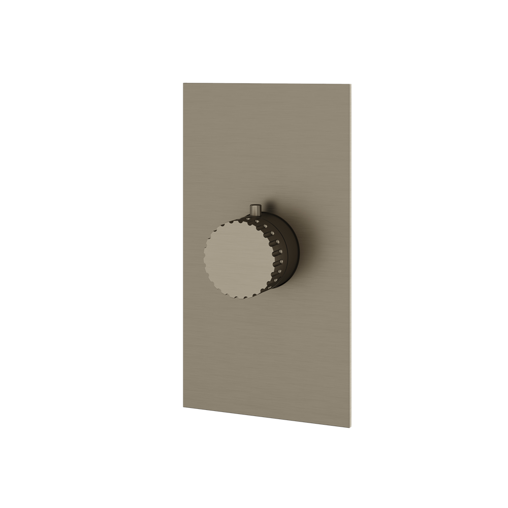 Aquabrass - Tosca Square/Round Trim Set for Thermostatic Valve