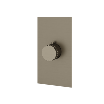 Aquabrass - Tosca Square/Round Trim Set for Thermostatic Valve