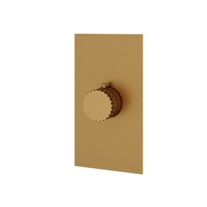 Aquabrass - Tosca Square/Round Trim Set for Thermostatic Valve