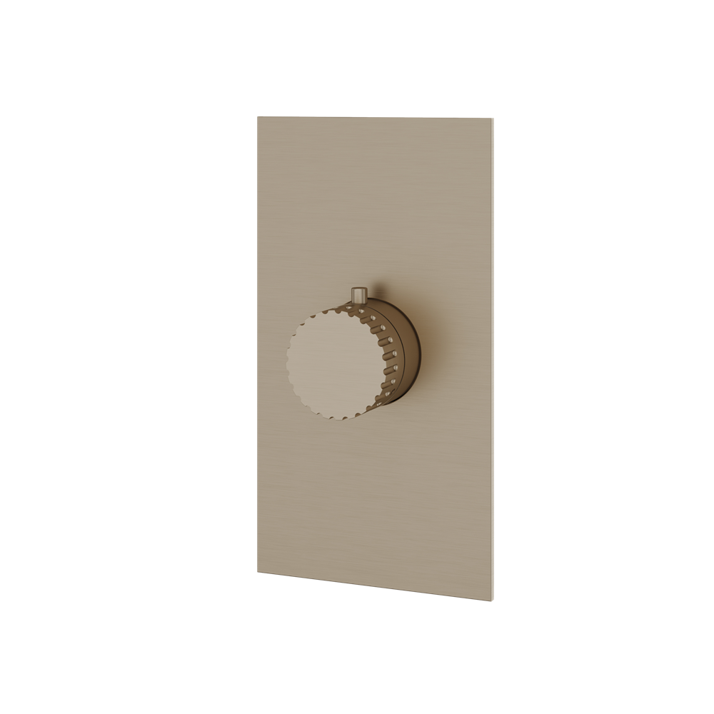 Aquabrass - Tosca Square/Round Trim Set for Thermostatic Valve
