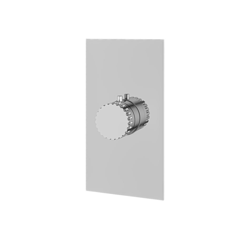 Aquabrass - Tosca Square/Round Trim Set for Thermostatic Valve
