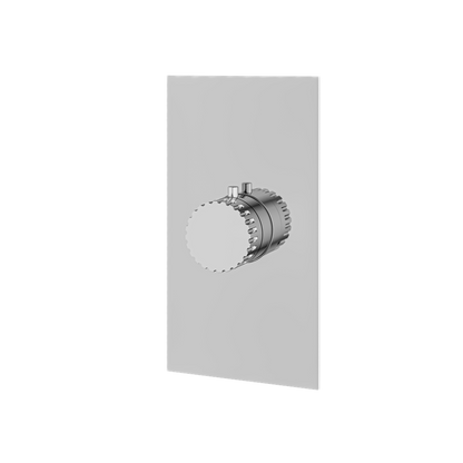 Aquabrass - Tosca Square/Round Trim Set for Thermostatic Valve
