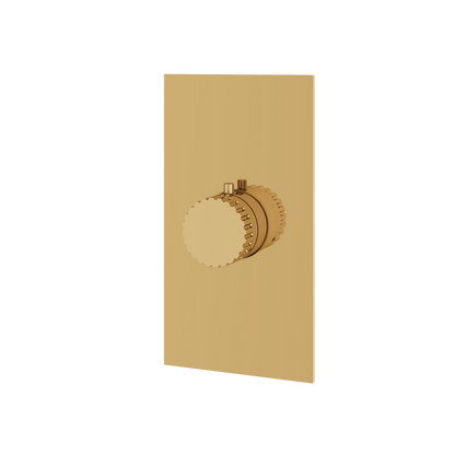 Aquabrass - Tosca Square/Round Trim Set for Thermostatic Valve