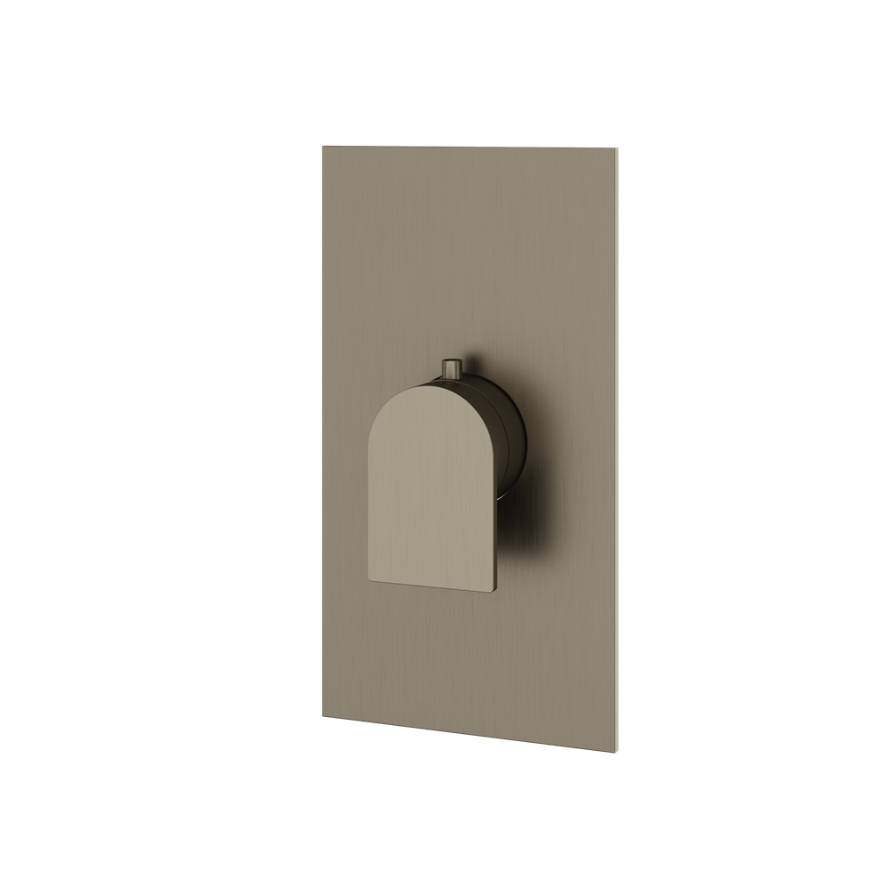 Aquabrass - Alpha Square/Round Trim Set for Thermostatic Valve