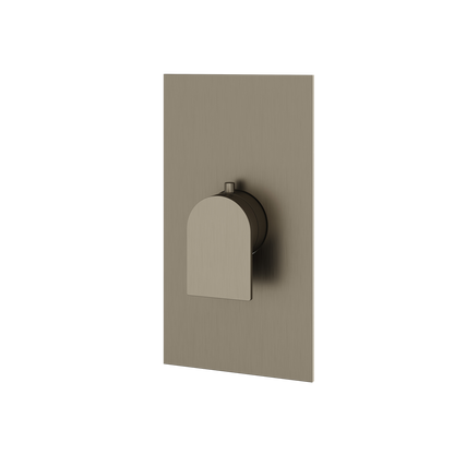 Aquabrass - Alpha Square/Round Trim Set for Thermostatic Valve