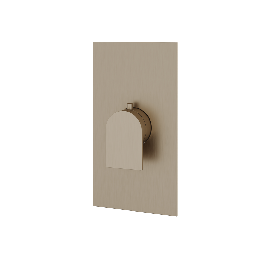 Aquabrass - Alpha Square/Round Trim Set for Thermostatic Valve