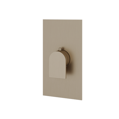 Aquabrass - Alpha Square/Round Trim Set for Thermostatic Valve