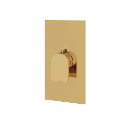 Aquabrass - Alpha Square/Round Trim Set for Thermostatic Valve
