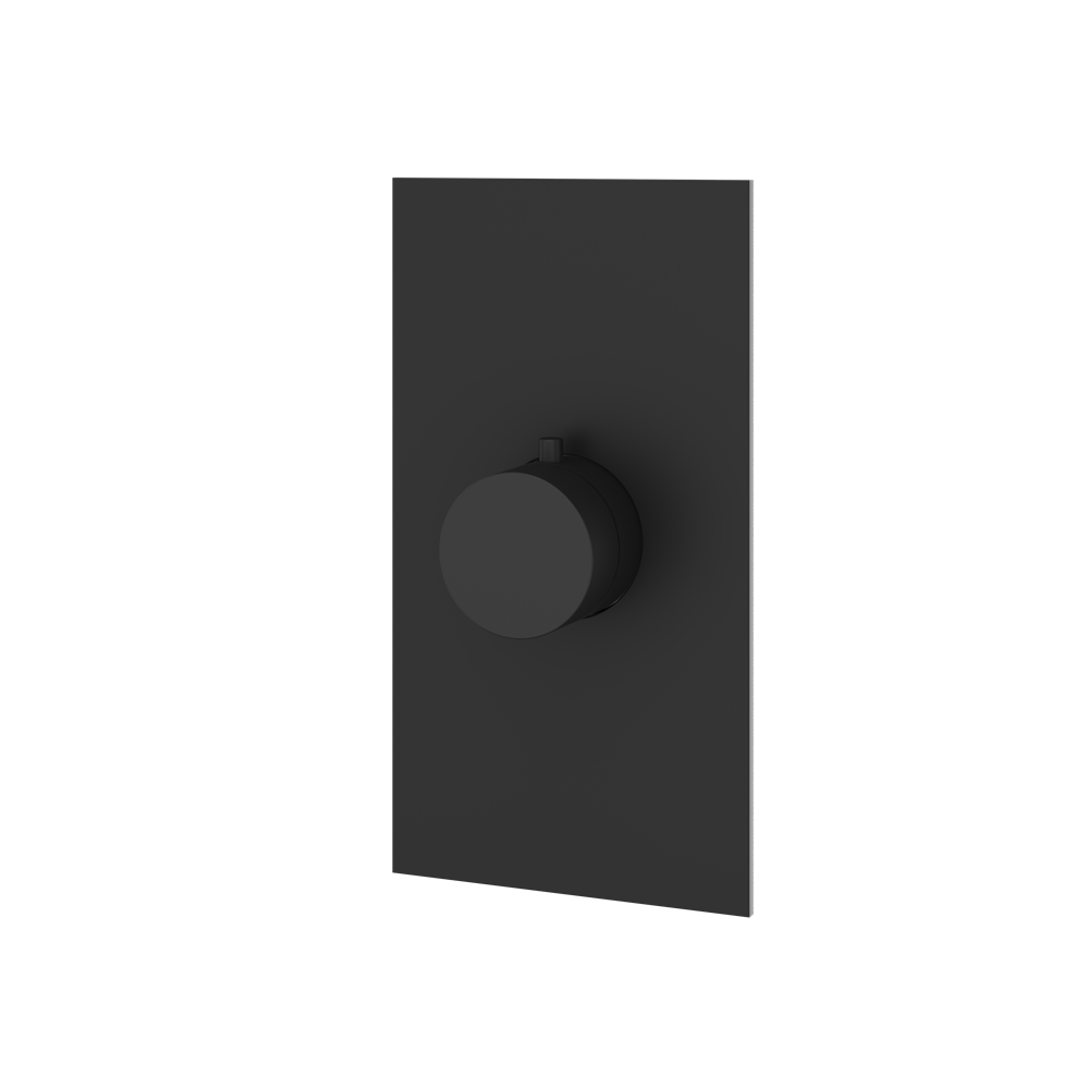 Aquabrass - Square/Round  Trim set for thermostatic valve