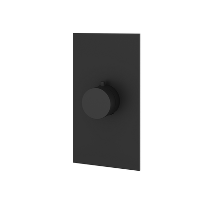 Aquabrass - Square/Round  Trim set for thermostatic valve