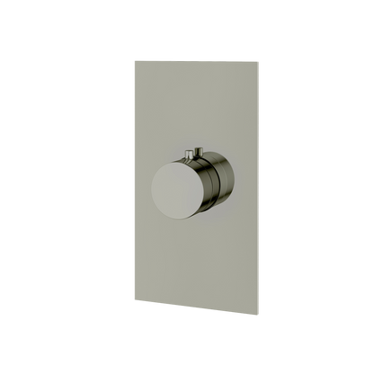 Aquabrass - Square/Round  Trim set for thermostatic valve