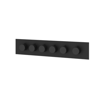 Aquabrass - Square/round trim set for TURBO thermostatic valve T12005