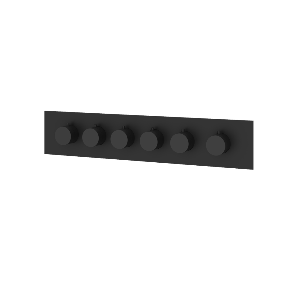 Aquabrass - Square/round trim set for TURBO thermostatic valve T12005