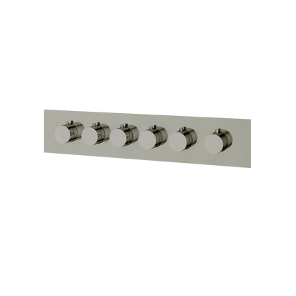 Aquabrass - Square/round trim set for TURBO thermostatic valve T12005