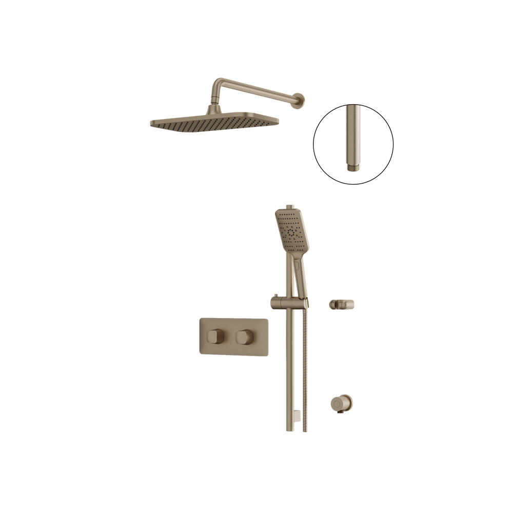 Aquabrass - Inabox Shower Faucet - 2 Way Shared