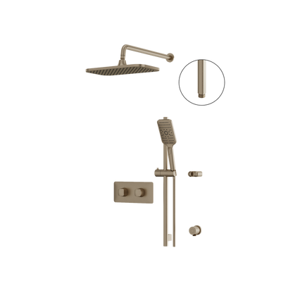 Aquabrass - Inabox Shower Faucet - 2 Way Shared