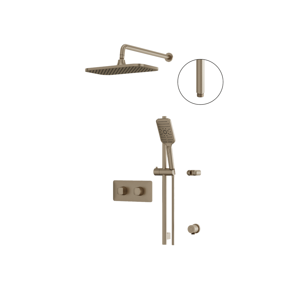 Aquabrass - Inabox Shower Faucet - 2 Way Non Shared - CalGreen