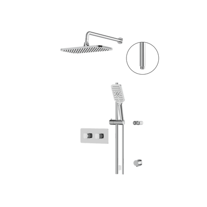 Aquabrass - Inabox Shower Faucet - 2 Way Non Shared - CalGreen