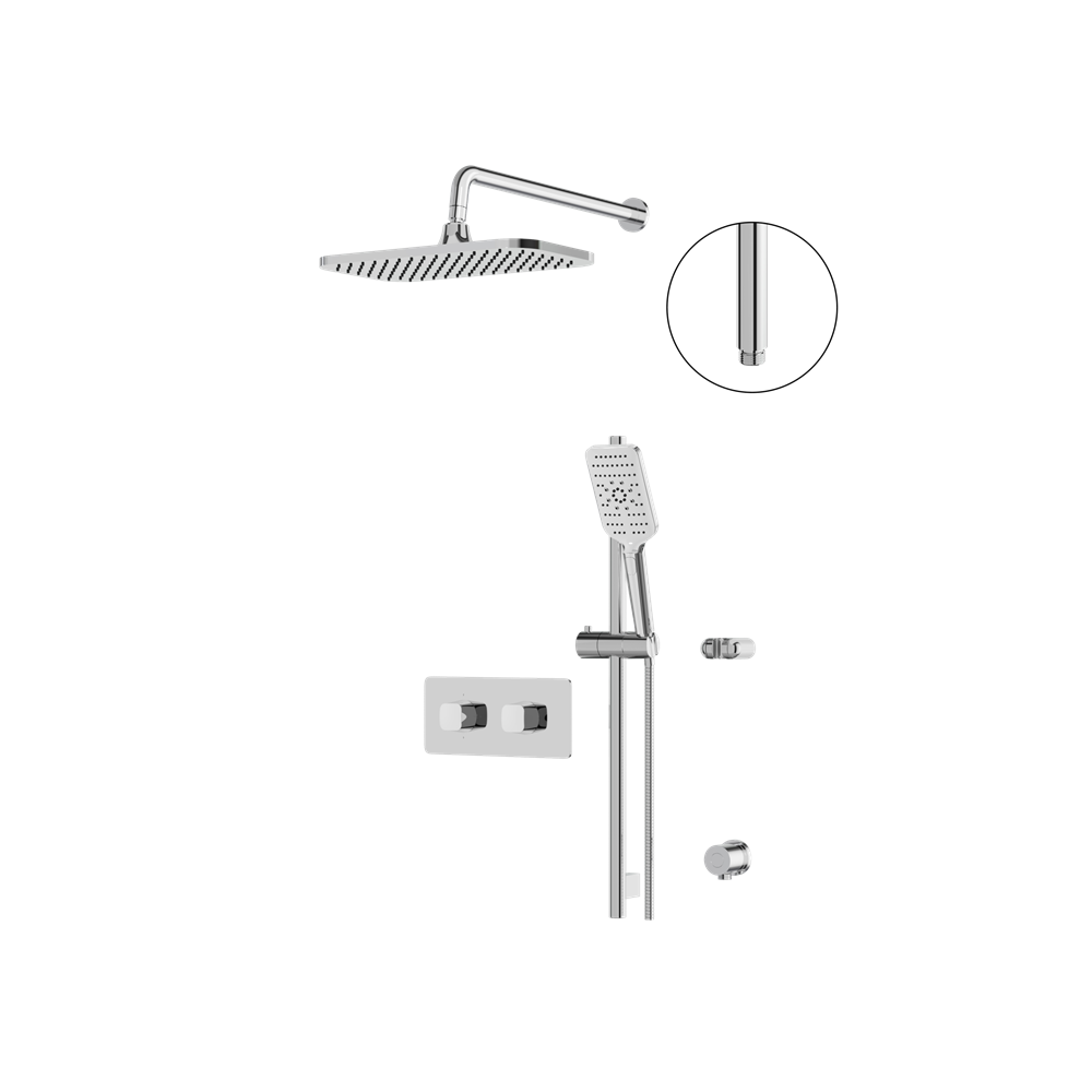 Aquabrass - Inabox Shower Faucet - 2 Way Shared