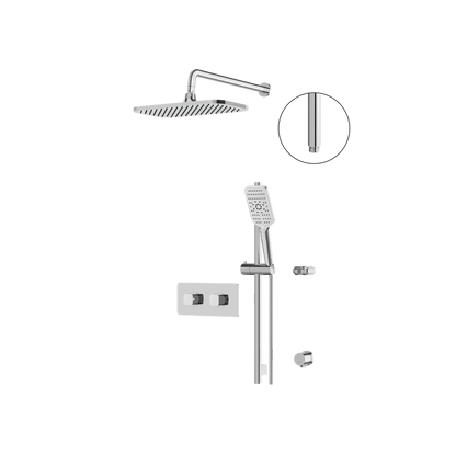 Aquabrass - Inabox Shower Faucet - 2 Way Shared
