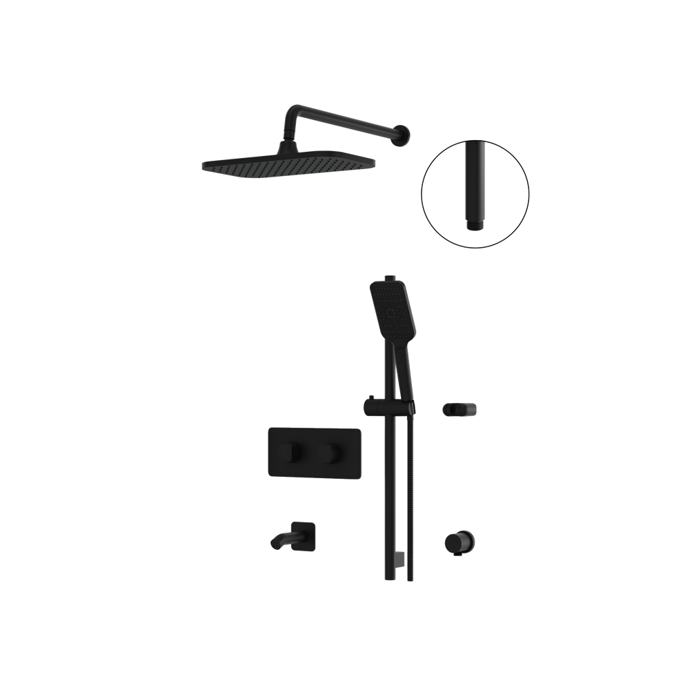 Aquabrass - Inabox Shower Faucet - 3 Way Shared