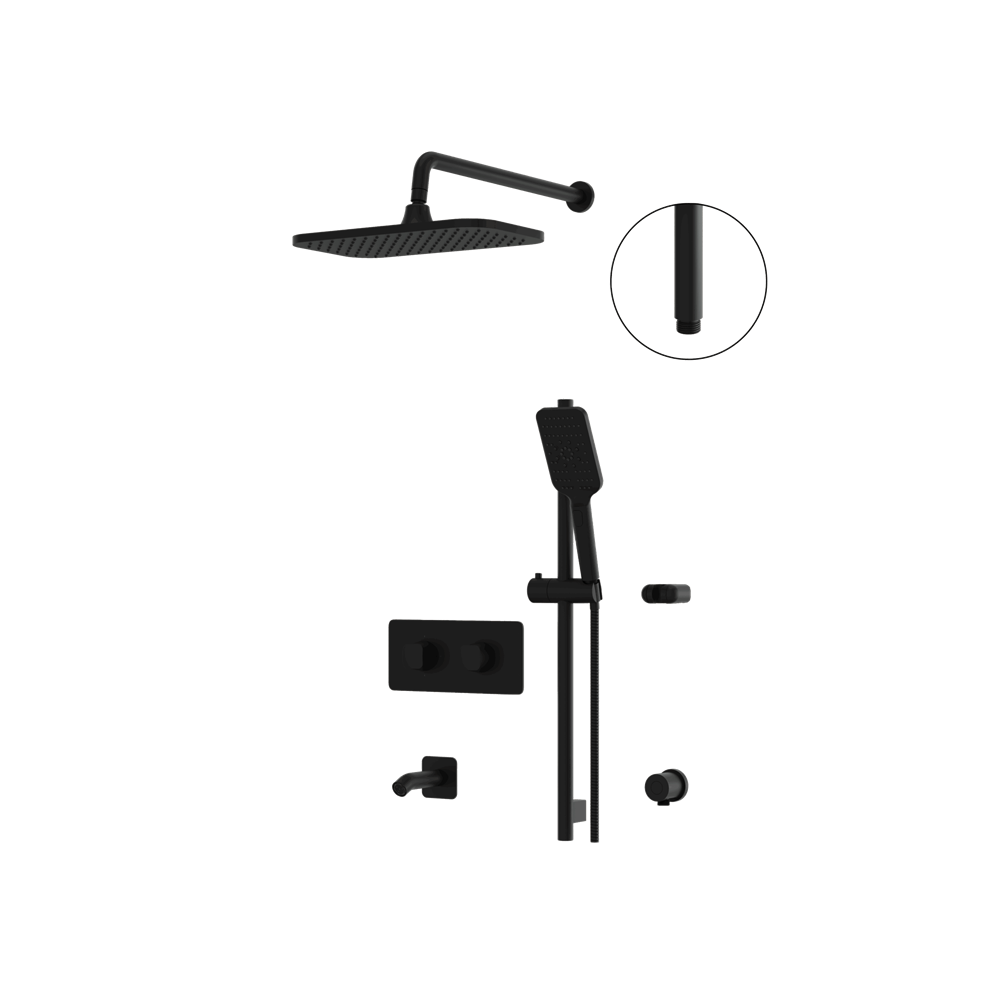 Aquabrass - Inabox Shower Faucet - 3 Way Non Shared - CalGreen