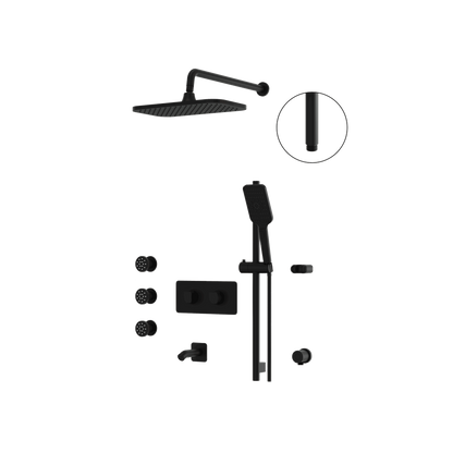 Aquabrass - Inabox Shower Faucet - 3 Way Non Shared - CalGreen