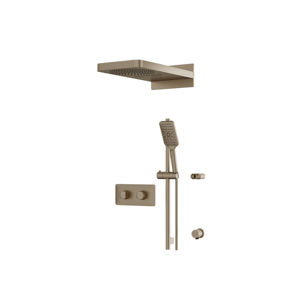 Aquabrass - Inabox Shower Faucet - 3 Way Shared