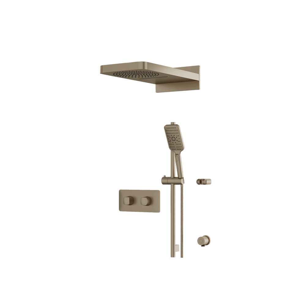 Aquabrass - Inabox Shower Faucet - 3 Way Non Shared - CalGreen