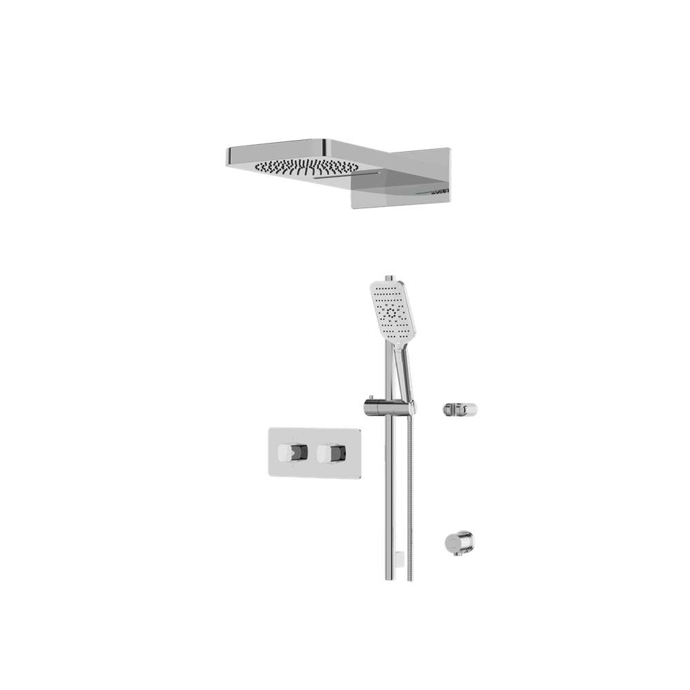 Aquabrass - Inabox Shower Faucet - 3 Way Non Shared - CalGreen