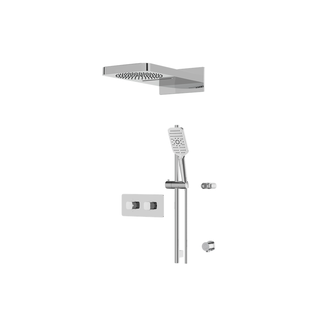 Aquabrass - Inabox Shower Faucet - 3 Way Shared